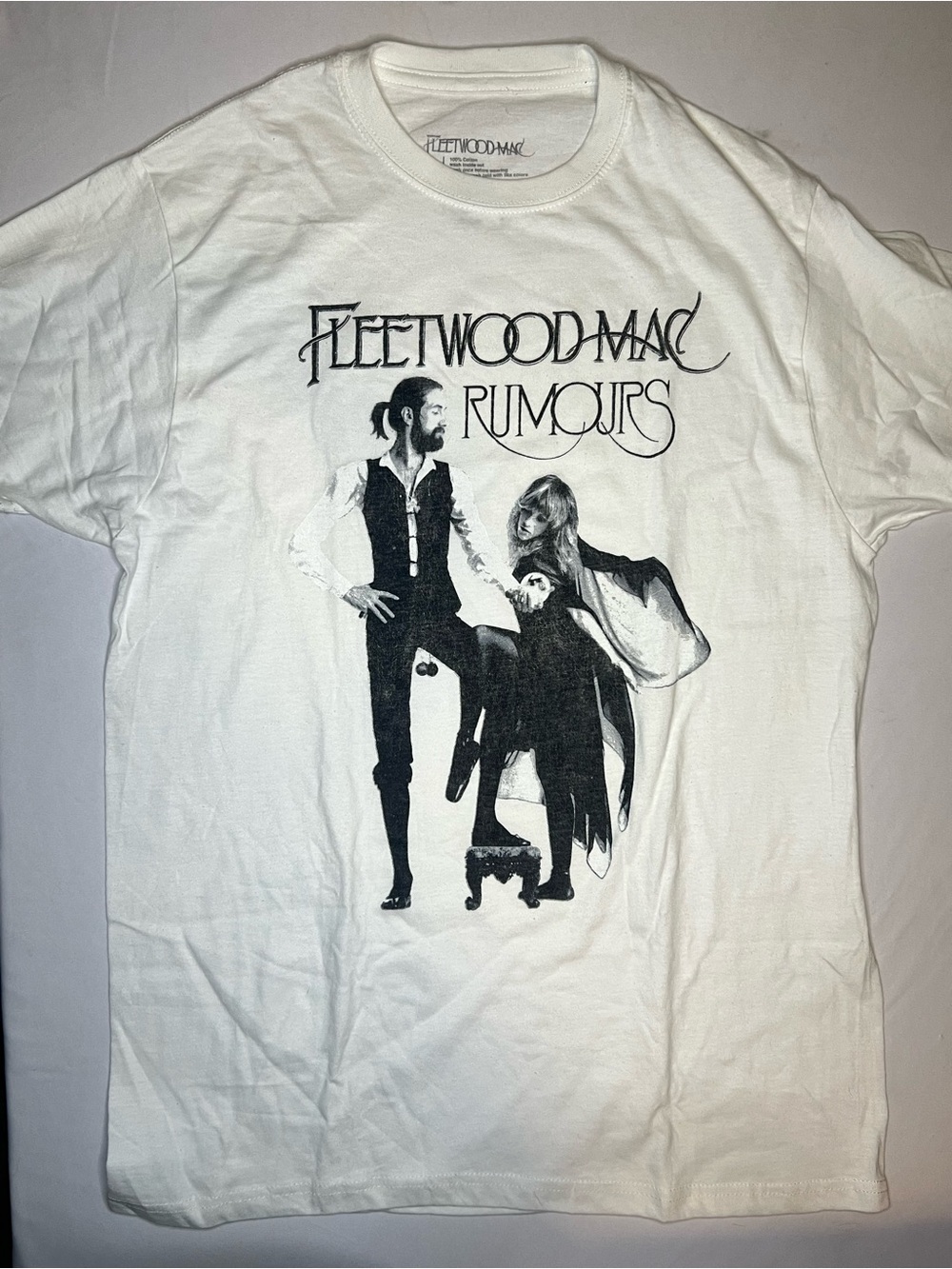 'Rumours' Graphic Tee - White